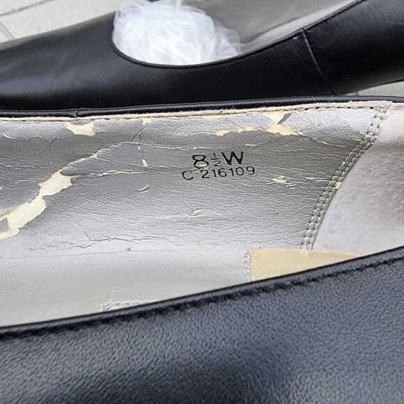 Caressa Classic Leather Comfort Pumps Heels 8.5W - Picture 5 of 13